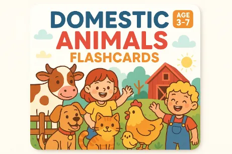 Domestic Animal Flashcards
